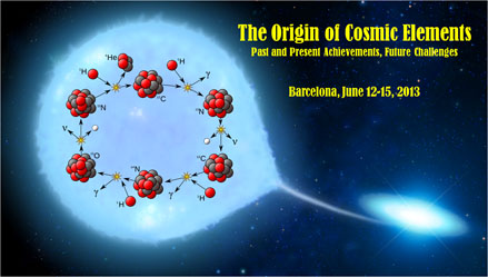 International Conference & Satellite School: “THE ORIGIN OF COSMIC ELEMENTS: Past and Present Achievements, Future Challenges” [NOT TRANSLATED]