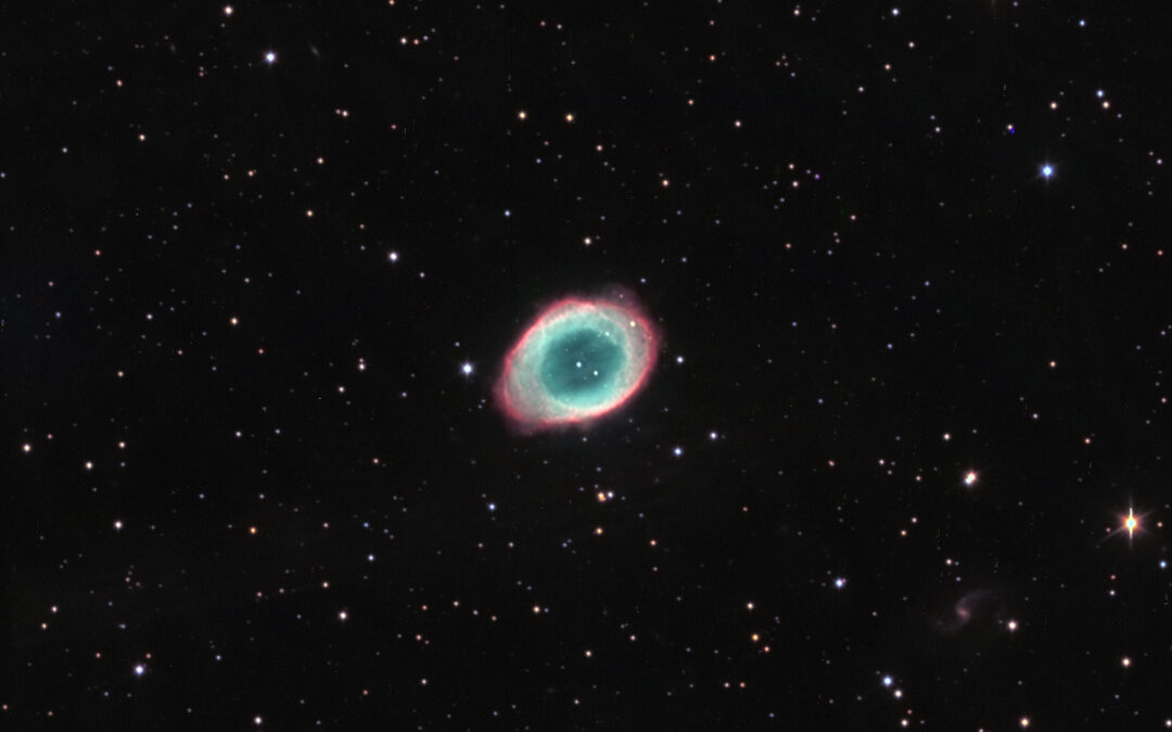 The nebula of the ring, picture of November of the Montsec Astronomical Observatory [NOT TRANSLATED]
