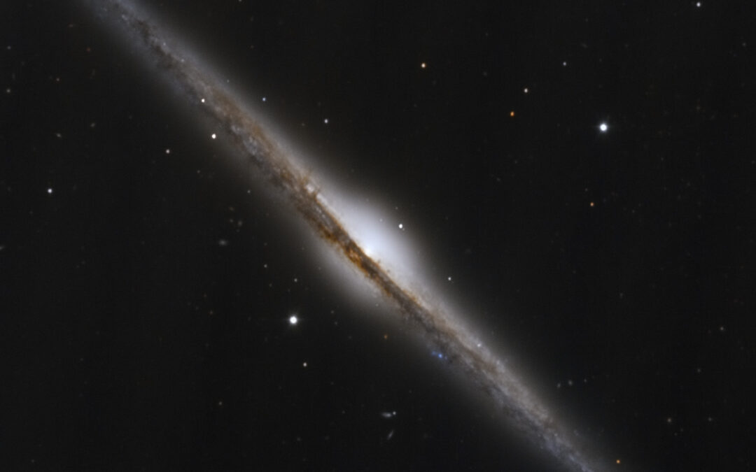 The Needle Galaxy, picture of March of the Observatori Astronòmic del Montsec [NOT TRANSLATED]