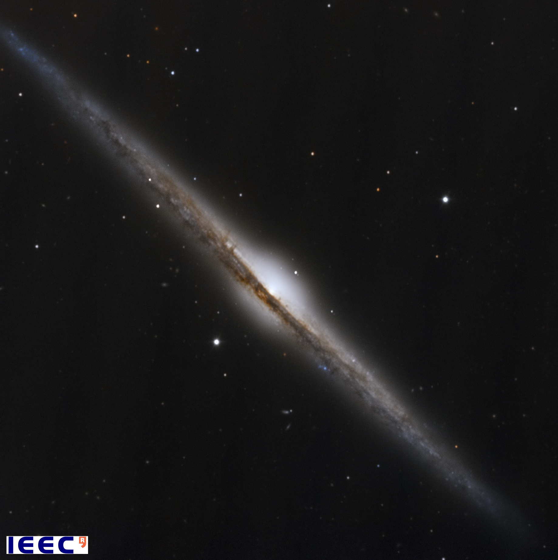 The Needle Galaxy, picture of March of the Observatori Astronòmic del Montsec