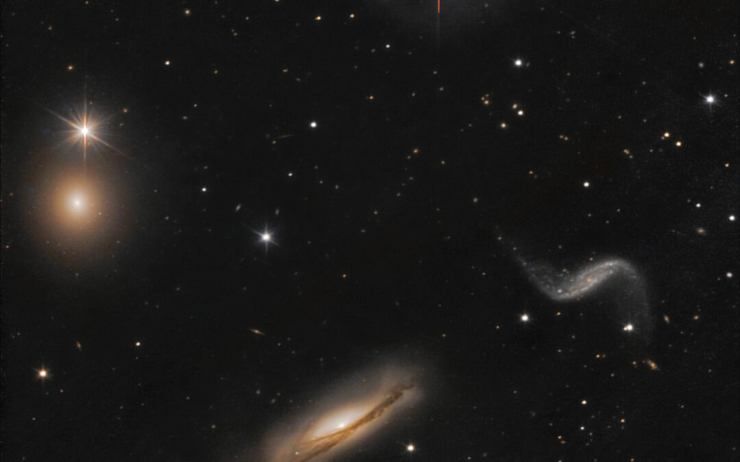 Arp 316 galaxy group, picture of September of the Observatori Asrtronòmic del Montsec [NOT TRANSLATED]