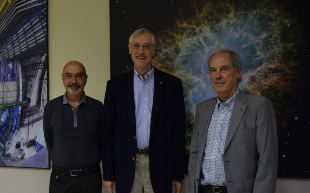 The Nobel laureate in Physics John C. Mather visit the Institute of Cosmos Sciences (IEEC-UB) [NOT TRANSLATED]