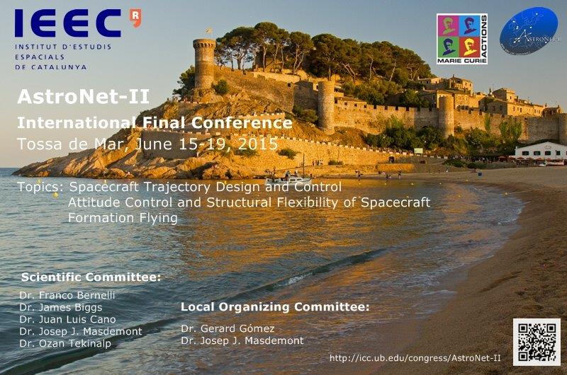 Astronet-II International Final Conference, Tossa de Mar, June 15-19, 2015 [NOT TRANSLATED]