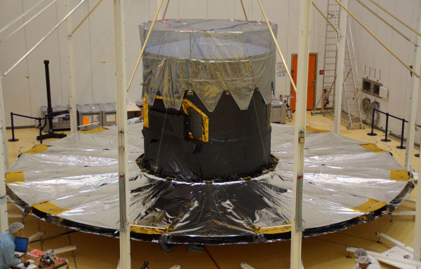 Gaia sunshield deployment test successful