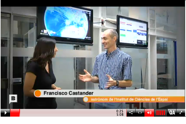 Francisco Castander and Francesc Madrid interviewed for BTV [NOT TRANSLATED]