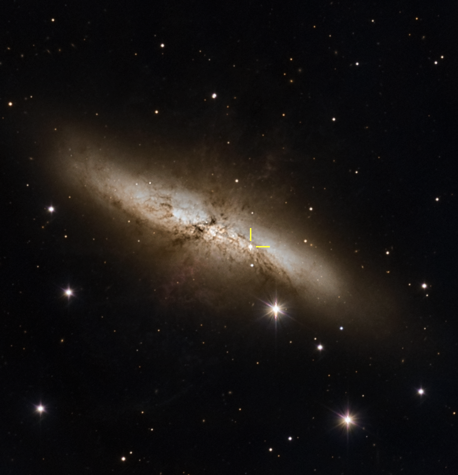 The TJO observed the supernova SN2014J in M82