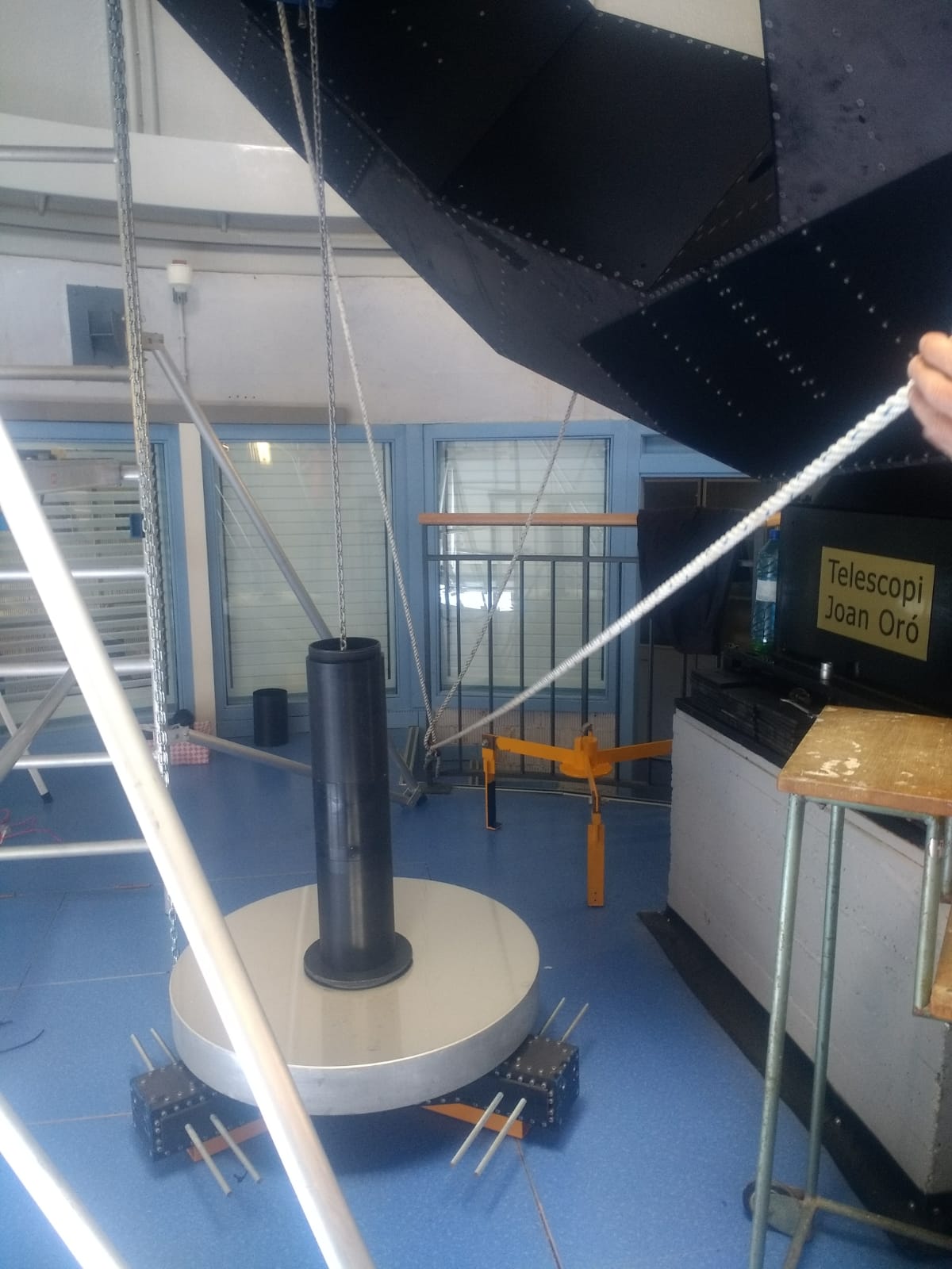 New aluminization of the mirror of the Joan Oró telescope