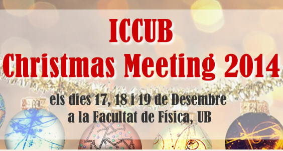 ICCUB Christmas Meeting [NOT TRANSLATED]