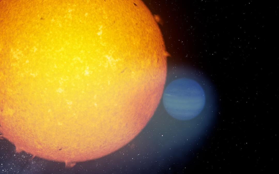 The CARMENES planet hunter detects comet-like tail of helium and water in atmospheres of giant exoplanets