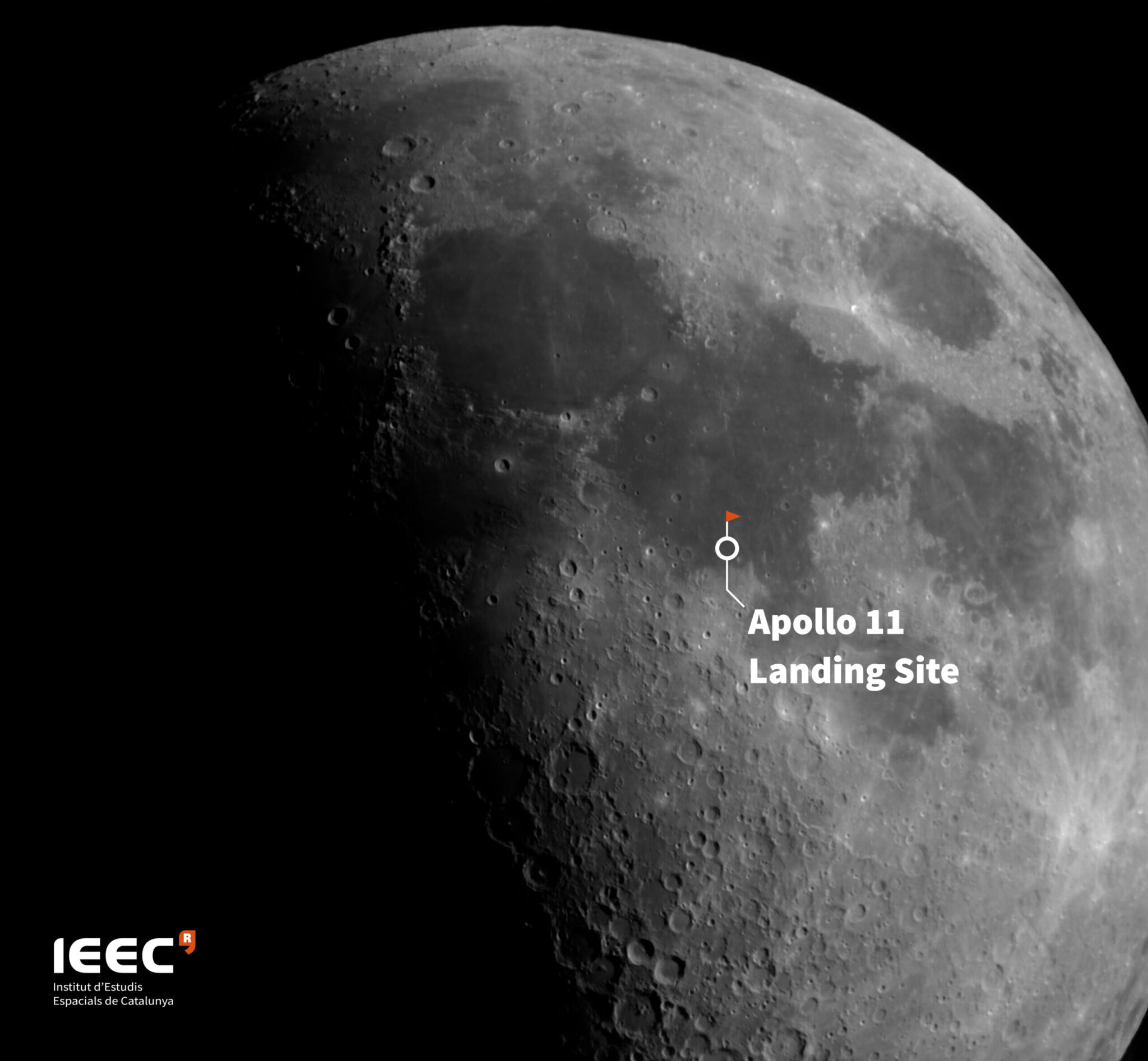 IEEC releases anniversary image of the Moon in celebration of 50 years since humankind set foot on a celestial body