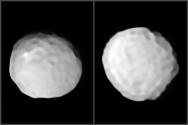 Un estudio revela detalles del «asteroide pelota de golf»