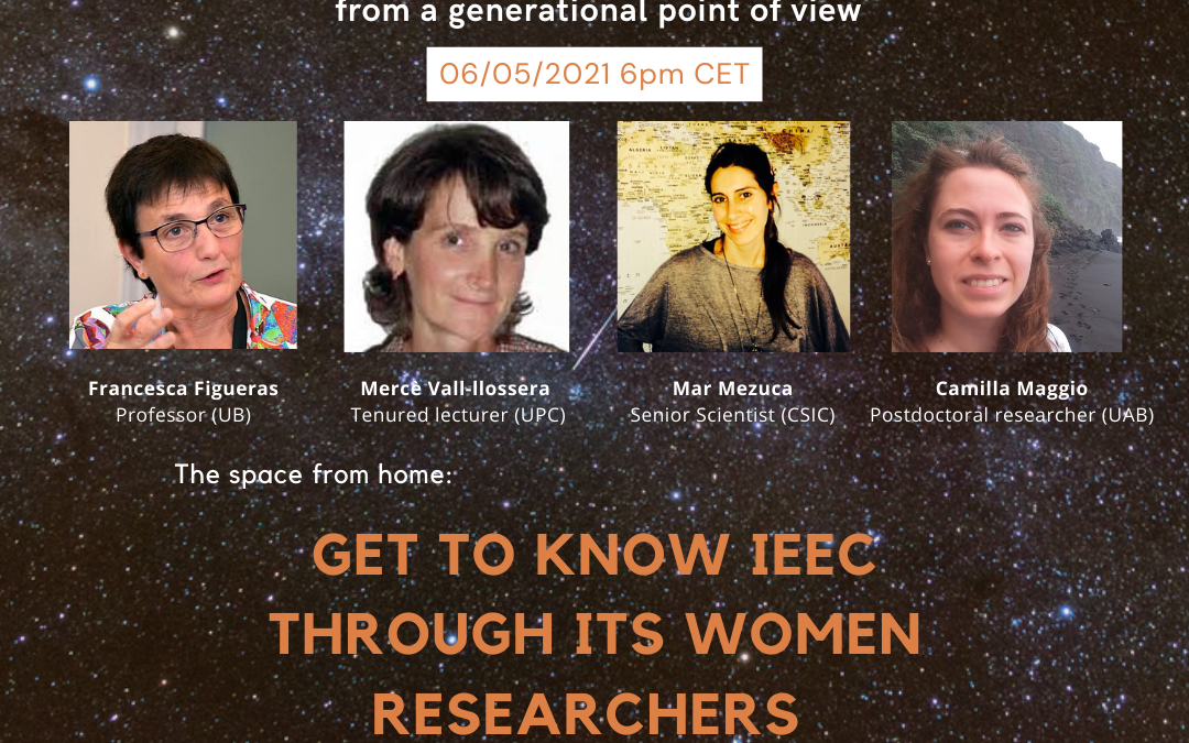 L’IEEC i WiA Europe – Barcelona organitzen una taula rodona sobre el paper de la dona en la ciència