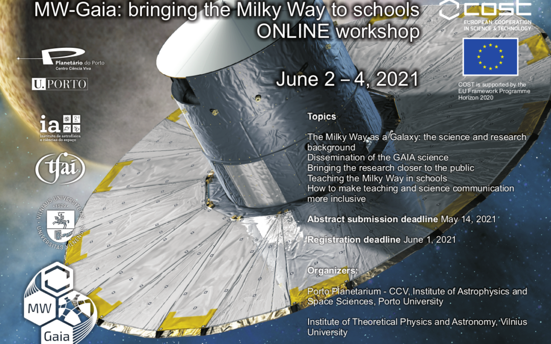 La COST Action MW-Gaia organiza un taller para acercar la Vía Láctea a los colegios