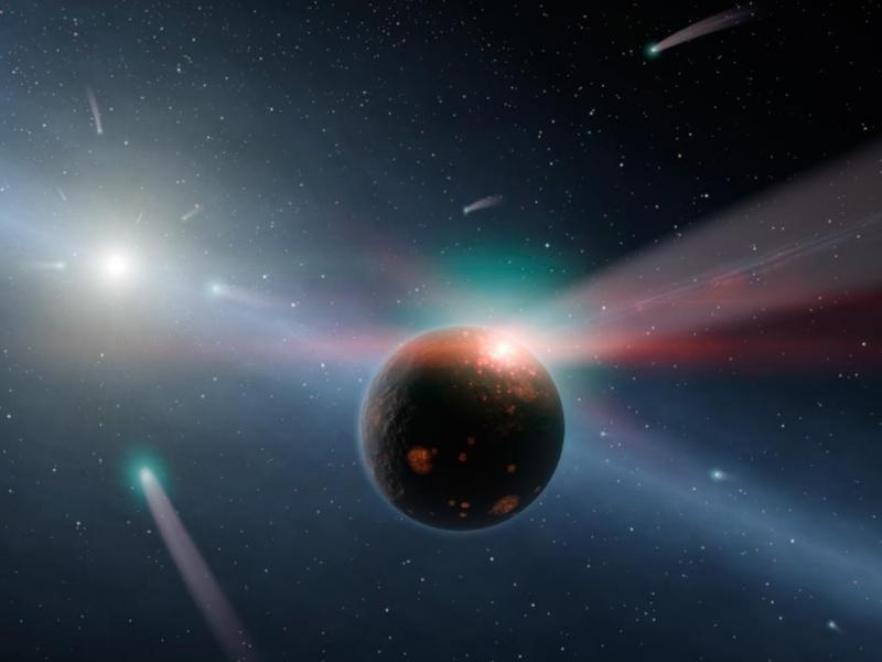 Un estudio permite cuantificar el flujo de materiales que llega a la Tierra desde los cometas