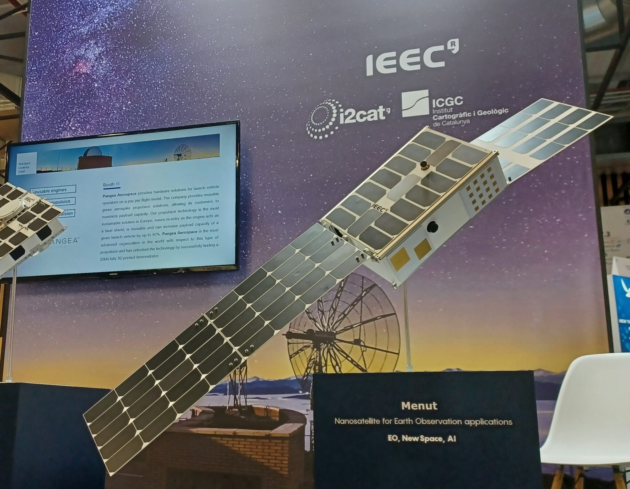 The nanosatellite 'Menut' will be part of the 'shared' OpenConstellation to face the challenges of the climate emergency