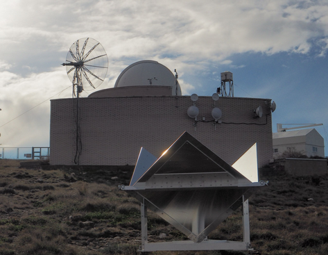 An experimental reflector allows the calibration of the Sentinel-6 satellite’s altimeter from the Montsec Observatory