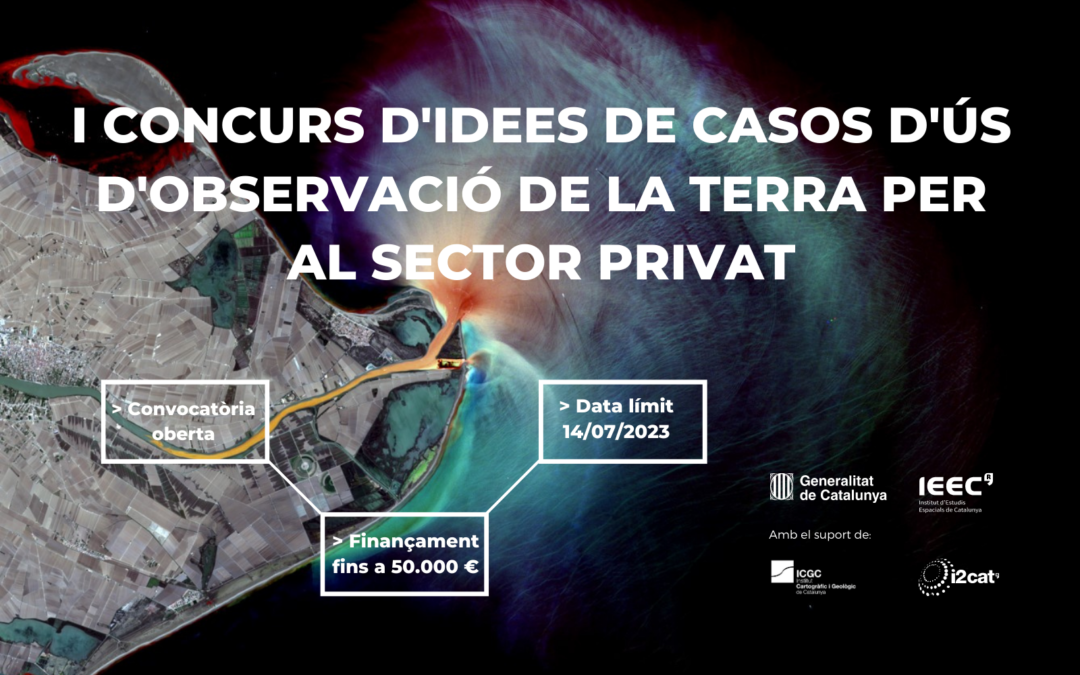 Primera edició del Concurs d’Idees de Casos d’Ús d’Observació de la Terra per al Sector Privat: convocatòria oberta