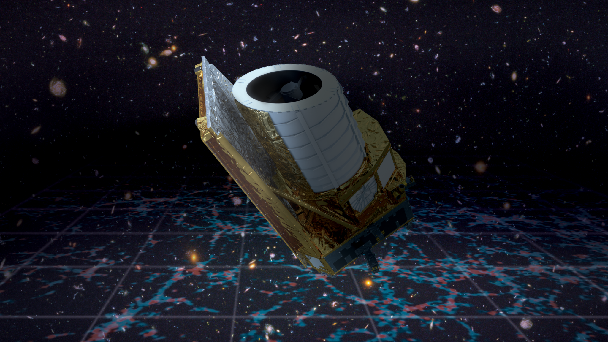 The Euclid telescope takes off to explore the dark universe