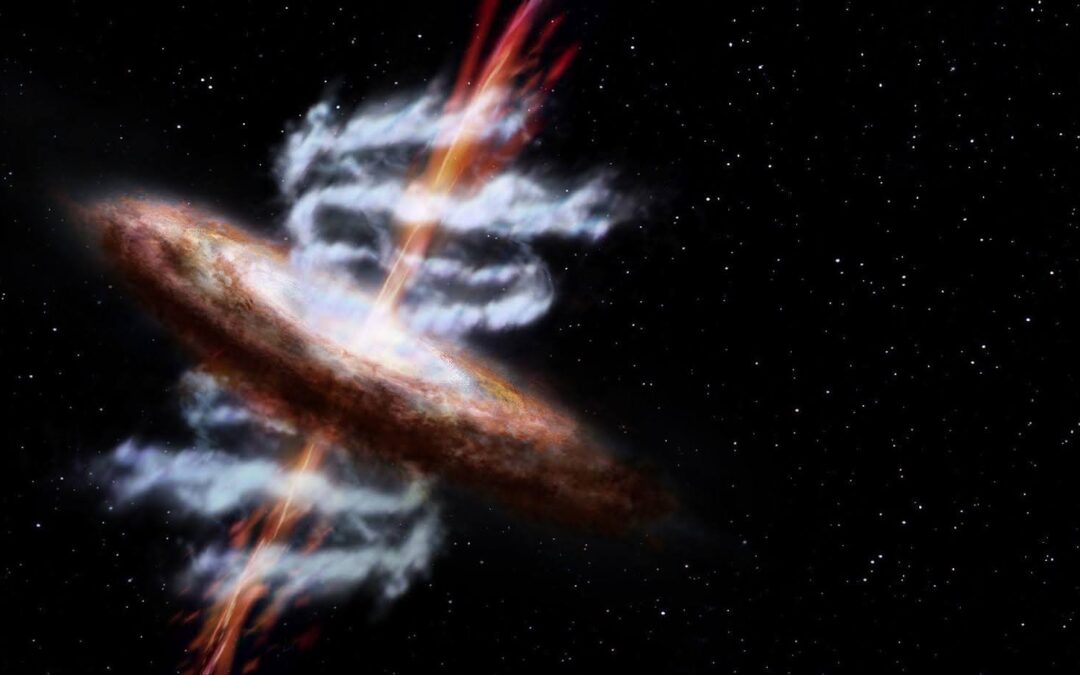 Detecten per primera vegada forats negres supermassius en galàxies de massa baixa en etapes intermèdies de l’univers