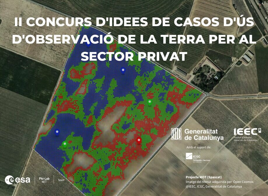 Resolució del segon Concurs d’Idees de Casos d’Ús d’Observació de la Terra per al Sector Privat
