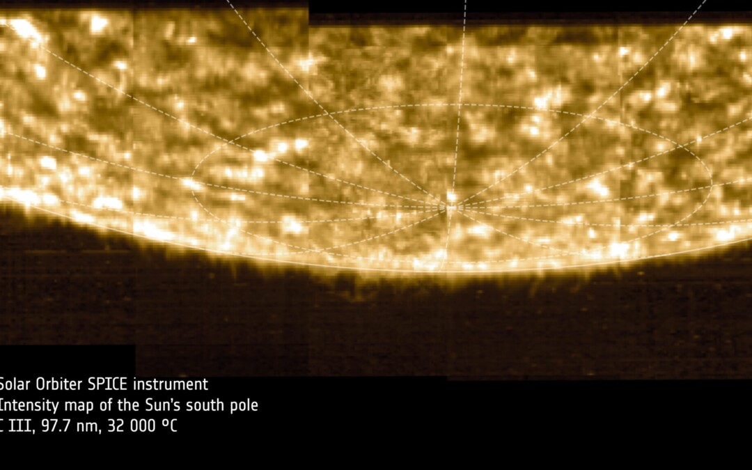 Solar Orbiter captures first-ever images of the Sun’s south pole