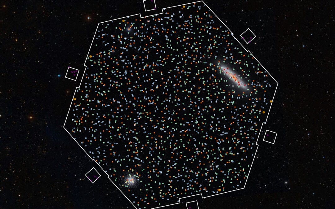 The first light of the 4MOST telescope marks the beginning of the observation of 77,000 binary stars